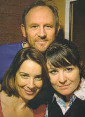 Peter Davison, Nicola Bryant and Caroline Morris