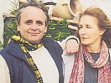 Sylvester McCoy with Caroline John