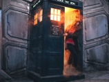 The TARDIS On Fire