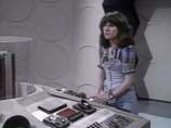 Sarah by the TARDIS Console