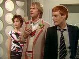 Tegan and Turlough with the Fifth Doctor